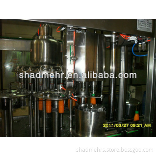 Juice Bottle Filling and Sealing Machine